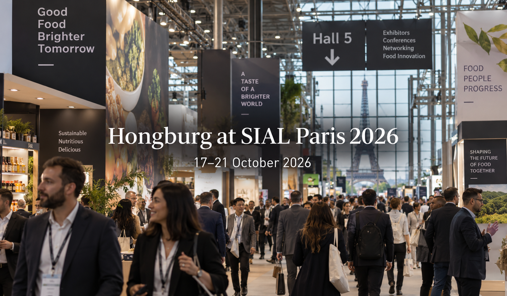 A hongburgi ízesítő kiállít a 2026-os SIAL Paris kiállításon