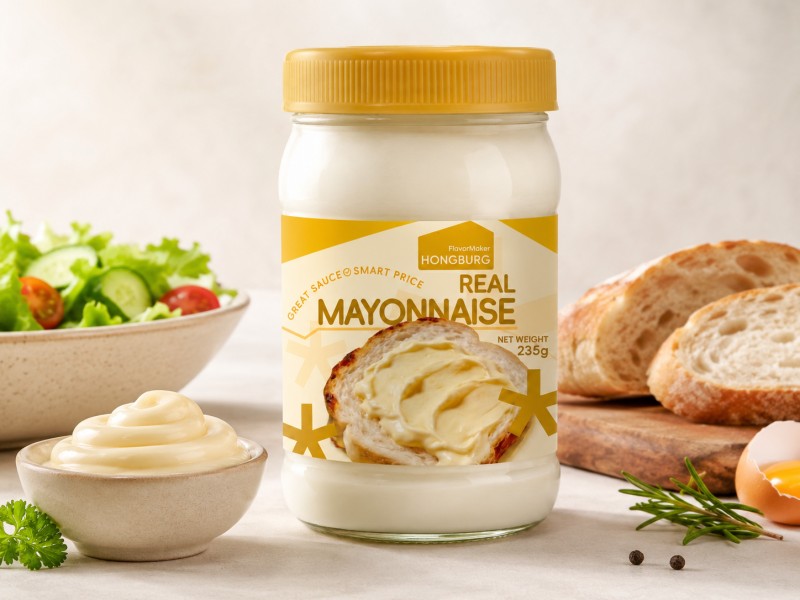 Igazi majonéz üvegedényben