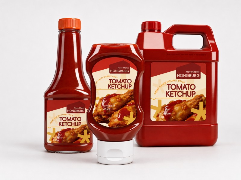Squeeze palack paradicsomos ketchup