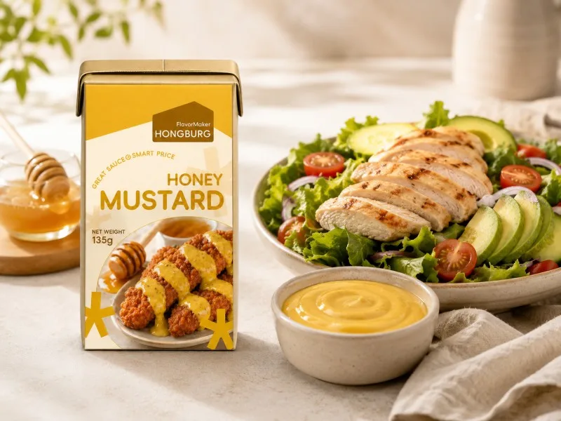 Édes és selymes mézes mustárszósz