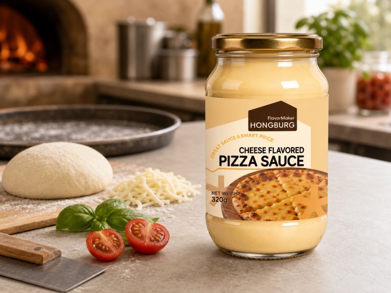 Sűrű, krémes sajt ízű pizzaszósz