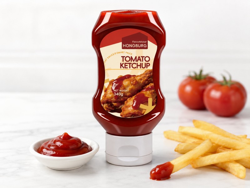 Vastag édes és csípős paradicsomos ketchup