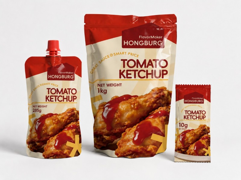 Paradicsomos ketchup tasakban